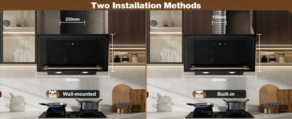 60cm Retro Wall Hood | 400m³/h Suction | A+++ | LED | Dual Filter