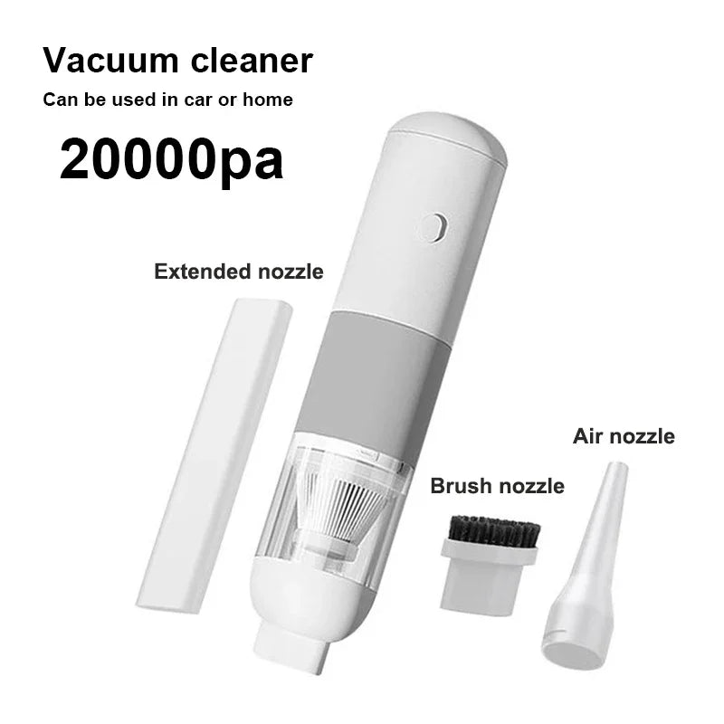 Xiaomi Youpin 3-in-1 Wireless Car Vacuum Cleaner – 120W Handheld Mini Portable, 12V, for Car & Home
