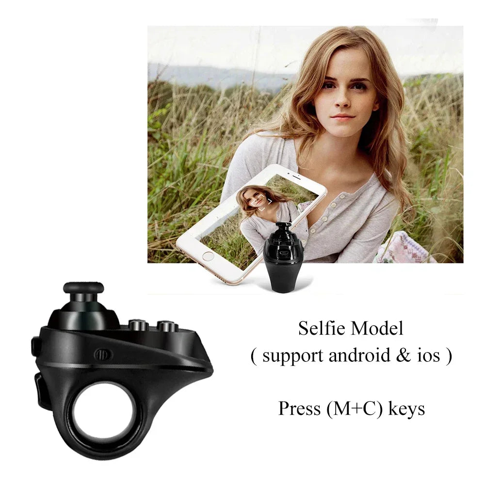 Wireless Bluetooth Gaming Finger Mouse — Remote Control for Tablet & Phone