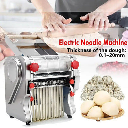 550W Electric Pasta & Noodle Maker Machine – Stainless Steel Dual Knife