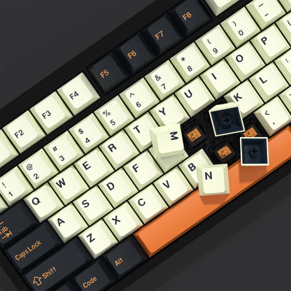 KBDiy GMK Carbon Keycaps 174 Keys | Cherry Profile PBT | Double Shot ISO | For Mechanical Keyboard