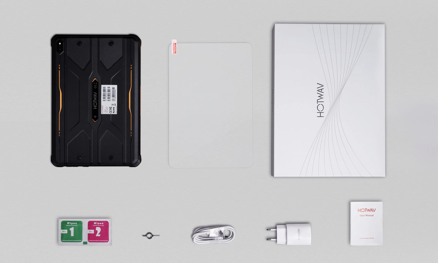 HOTWAV R10 Pro Rugged Tablet | 10800mAh | 10.1" HD+ | Android 14 | 8GB+256GB | 4G | 13MP