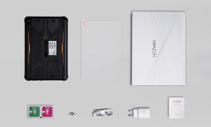 HOTWAV R10 Pro Rugged Tablet | 10800mAh | 10.1" HD+ | Android 14 | 8GB+256GB | 4G | 13MP
