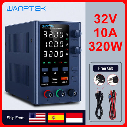 Wanptek Adjustable DC Lab Bench Power Supply