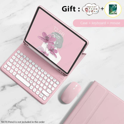 Bluetooth Keyboard & Mouse Case for iPad – Pro, Air, 10th Gen, Mini