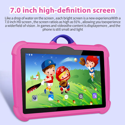 BDF Kids Tablet 7" – Quad Core, 4GB RAM, 64GB, Android, Educational