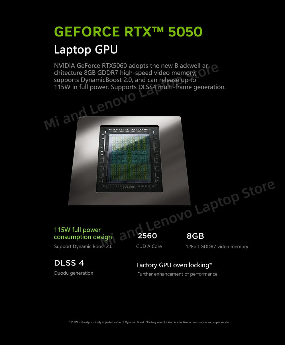 Lenovo Legion R7000 2025 Gaming Laptop — Ryzen 7 H255, RTX 5050 8G, 16GB, 512GB, 15.3" 2.5K 180Hz