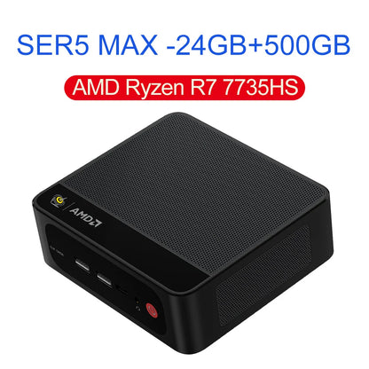 Beelink SER5 Max Mini PC – AMD Ryzen 7 6800U/7735HS, DDR5, WiFi 6, 2.5G LAN
