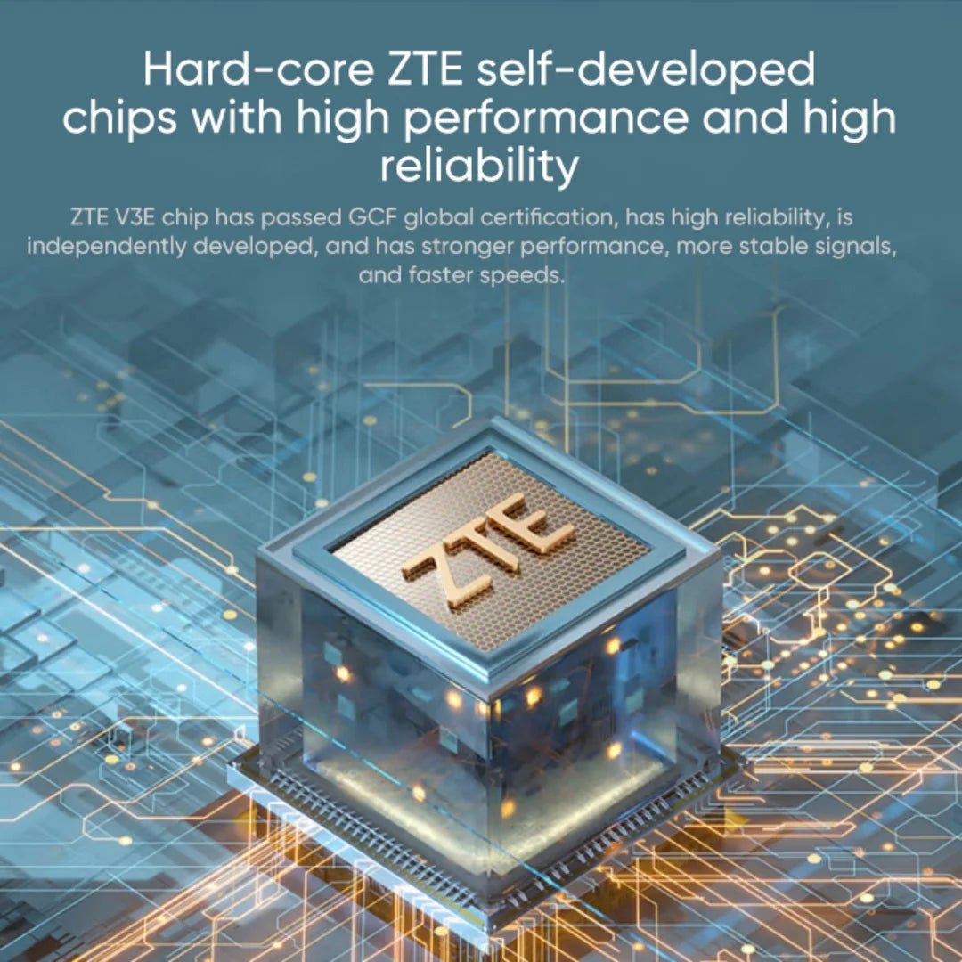 ZTE U10S Pro 4G LTE WiFi 6 Pocket Router | 229Mbps | 3000mAh | 32 Users | SIM Card MiFi Hotspot