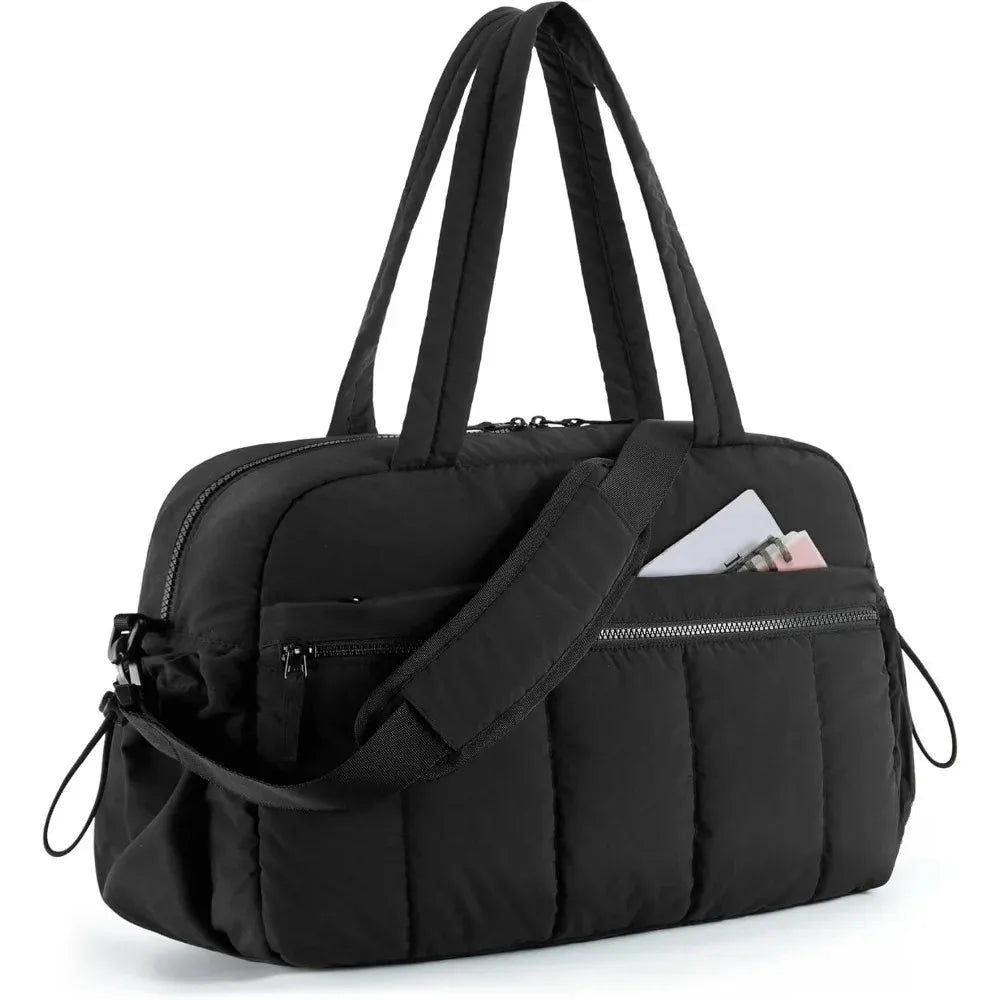 Lightweight Nylon Travel Duffel Bag with Wet Pocket