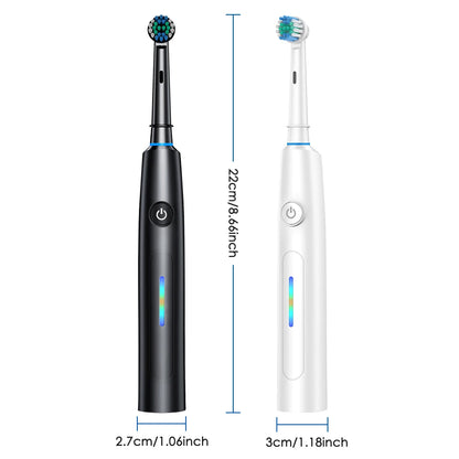 Sonic Rechargeable Electric Toothbrush – 5 Modes, 4 Brush Heads, Waterproof