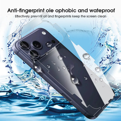 Full Coverage Hydrogel Screen Protector for iPhone 17 / 16 / 15 – HD Side Frame Film