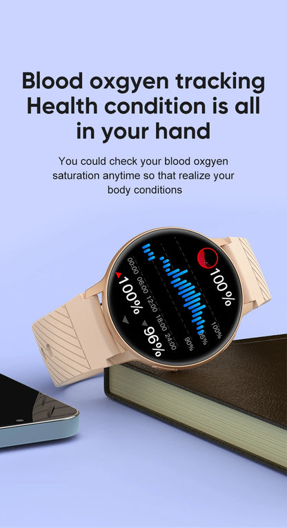 LIGE Bluetooth Smart Watch for Women – Custom Dial, Sport Fitness Tracker, iOS & Android (2026)