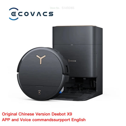 Ecovacs Deebot X9 Robot Vacuum Cleaner – 16,600PA Suction | CN Version | EU/US/UK/AU