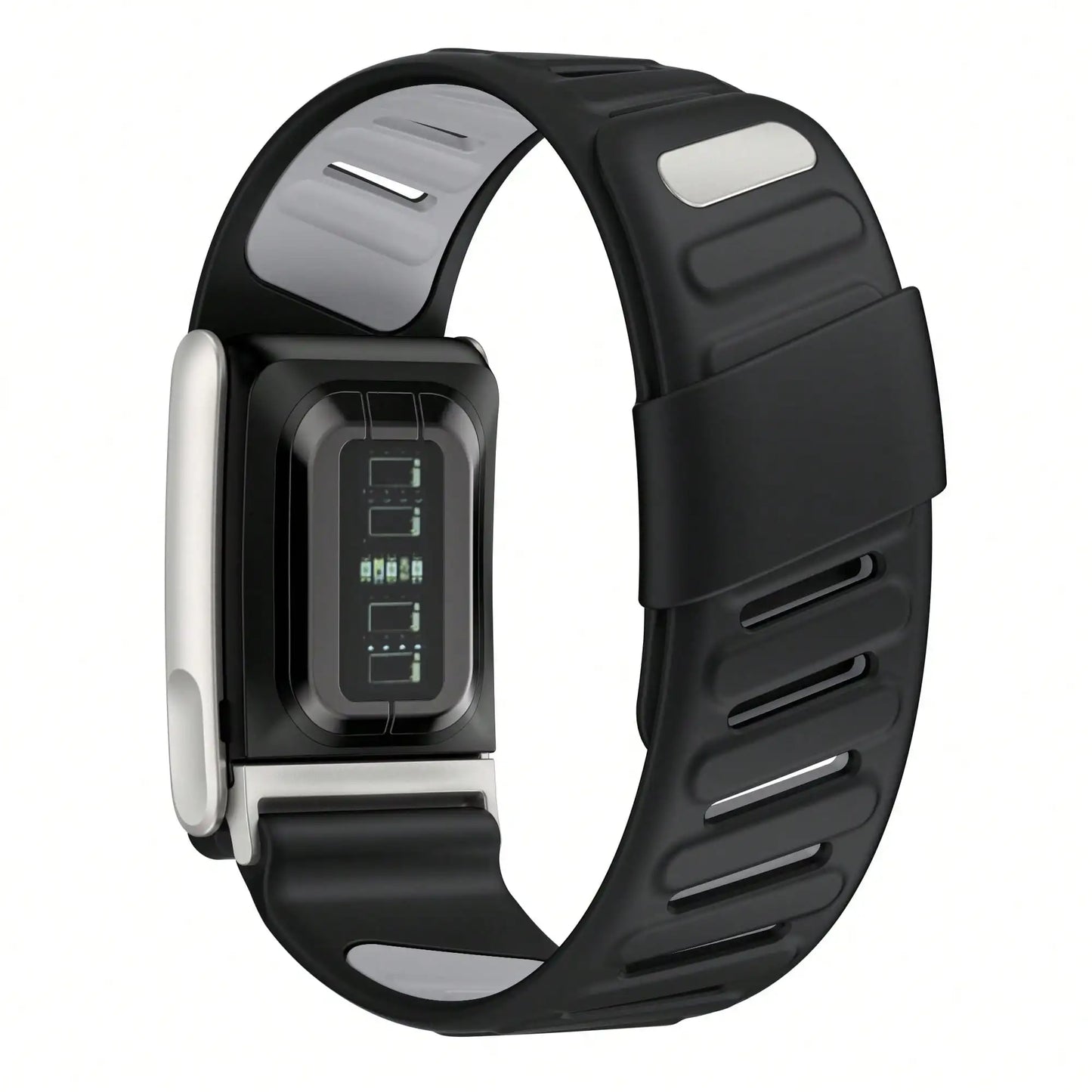 Dual-Colored Silicone Fitness Tracker Strap – Compatible with 5.0 ECG Models