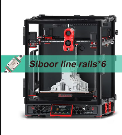 SIBOOR Voron Trident [June] CoreXY 3D Printer – CNC Metal, AWD, 300/350mm