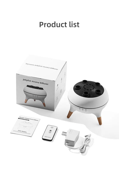 Jellyfish Aroma Humidifier & Aromatherapy Diffuser – Ultrasonic Essential Oil Mist with Remote Control