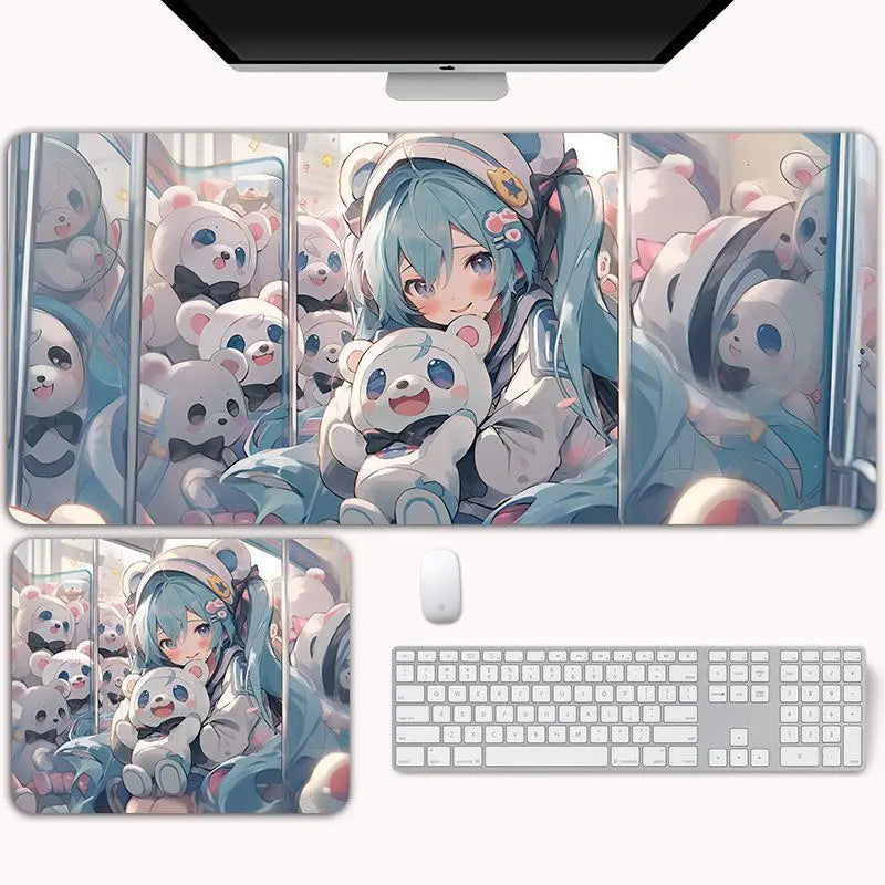 Hatsune Miku XXL Gaming Desk Mat – Anime Mouse Pad, Non-Slip