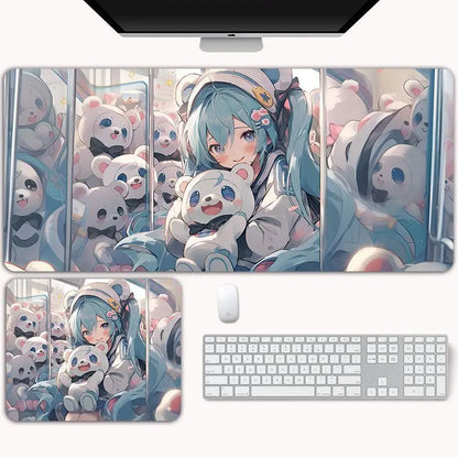 Hatsune Miku XXL Gaming Desk Mat – Anime Mouse Pad, Non-Slip
