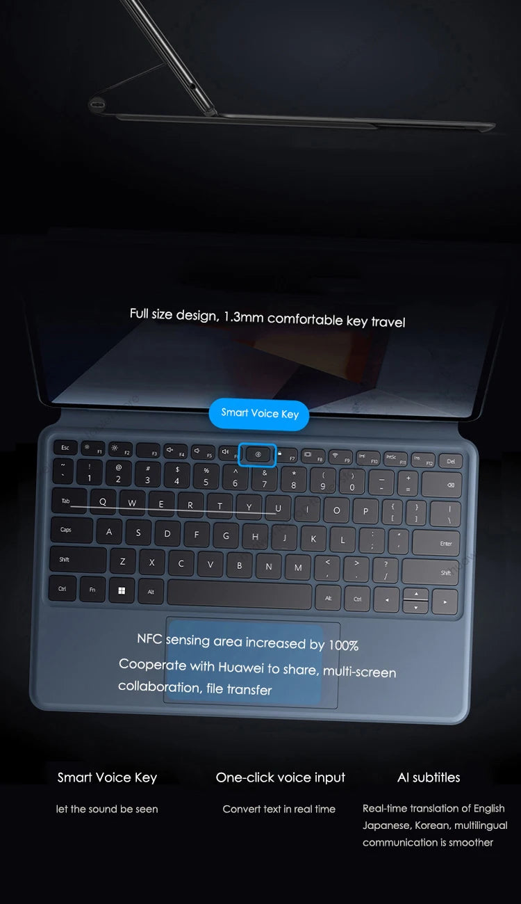 HUAWEI MateBook E 2-in-1 Tablet Laptop 12.6" OLED — Intel i5/i7, Up to 16GB RAM, Up to 512GB, Windows 11
