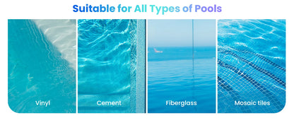 Cordless Robotic Pool Cleaner | 4 Motors, Wall & Waterline Cleaning, 300min Battery, Inground Pools