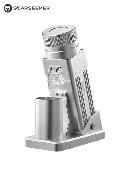 STARSEEKER E55Pro Electric Coffee Grinder – 55MM Titanium Cone Burr, Stepless Adjustment