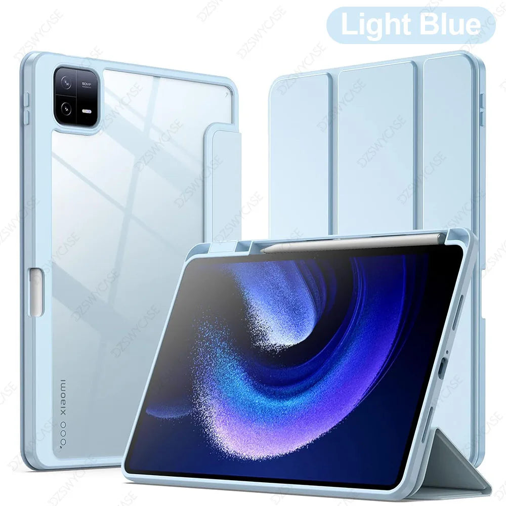 Trifold Stand Smart Case with Pen Holder for Xiaomi Mi Pad 6 / Pad 6 Pro 11" 2023
