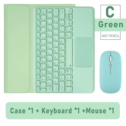 Wireless Magic Keyboard & Mouse Case for iPad Pro 11/13, Air 11/13, iPad 7-10 Gen – Bluetooth, Touchpad