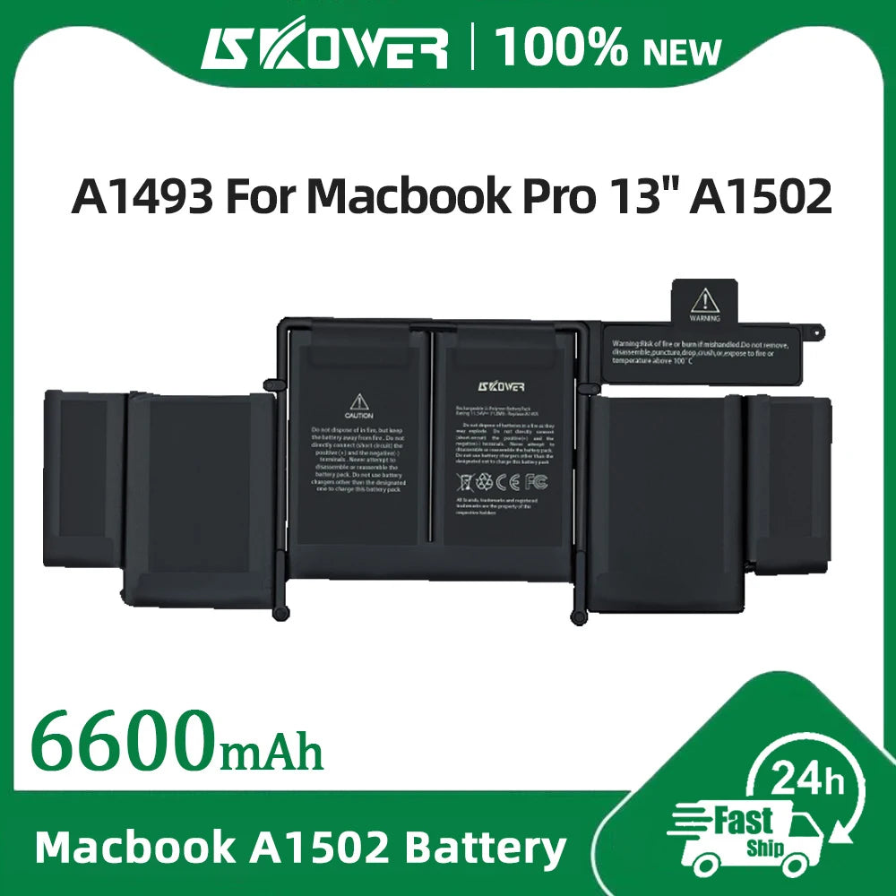 MacBook Pro 13" Retina Battery A1493 / A1582 – for A1502 (Late 2013, Mid 2014, Early 2015)