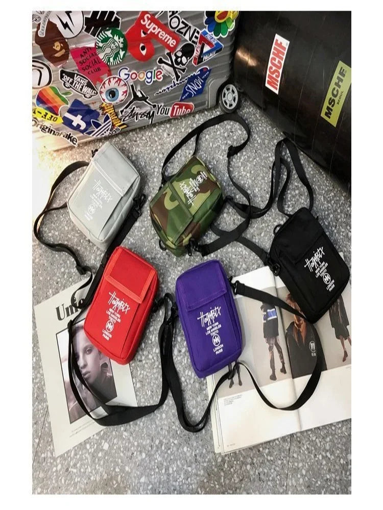Street Hip Hop Shoulder Bag - Japanese Style Oxford Clutch for Men & Women