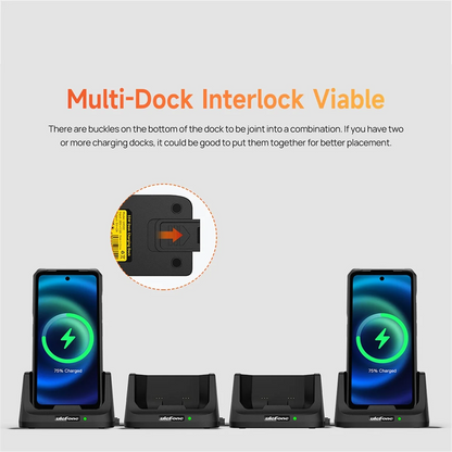 Ulefone UAS22 33W Desk Charging Dock – Fast Charging Station for Ulefone Armor 26 Ultra
