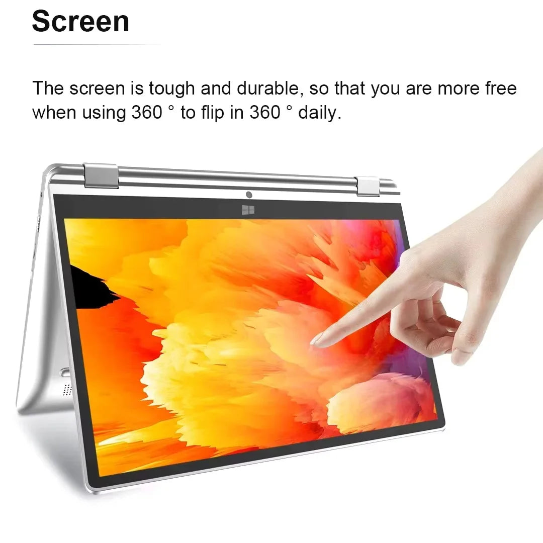 11.6" 2-in-1 Touch Laptop Tablet – Intel Core i7-8500Y, 8GB RAM, up to 2TB SSD, 360° Flip, Windows 11