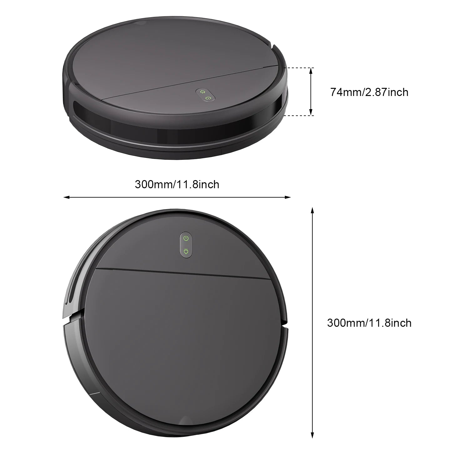 RAYFURN Robot Vacuum Cleaner with 6000Pa suction and mopping function, auto-charging, for home cleaning.