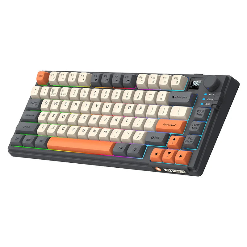 YQT K92 Wireless Keyboard & Mouse Set – 80% Layout, Bluetooth 2.4G, Multi-Language, Backlit, 2000mAh