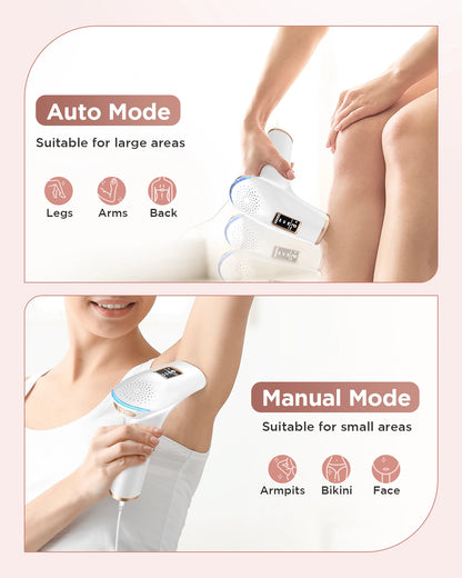 Totmizby 3-in-1 IPL Laser Epilator – 999,900 Flashes, Painless Hair Removal for Face, Body & Bikini