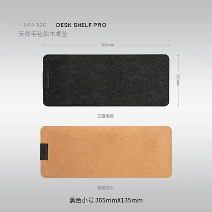 Cork Felt Keyboard Desk Pad – Shock Absorbing Silent Mat for 60%–80% Mechanical Keyboards