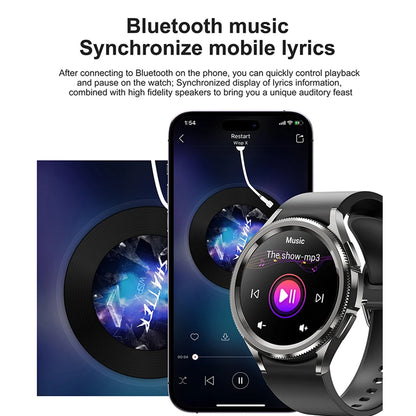 2025 Smart Watch 6 – AMOLED HD Screen, 100+ Sport Modes, IP68 Waterproof, Android & iOS