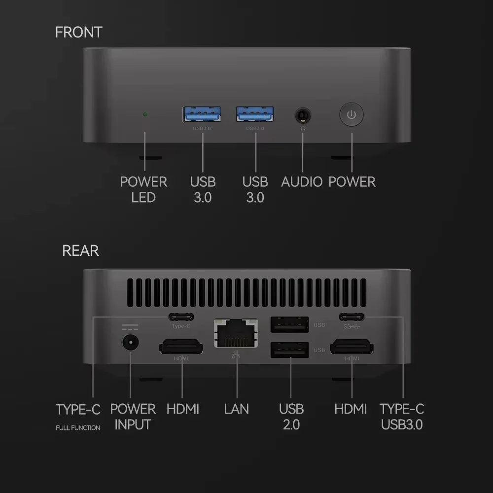 Mini PC Intel N150 / i9-10980HK – 16-32GB RAM, up to 2TB SSD, WiFi 6, Windows 11 Pro