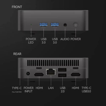 Mini PC Intel N150 / i9-10980HK – 16-32GB RAM, up to 2TB SSD, WiFi 6, Windows 11 Pro