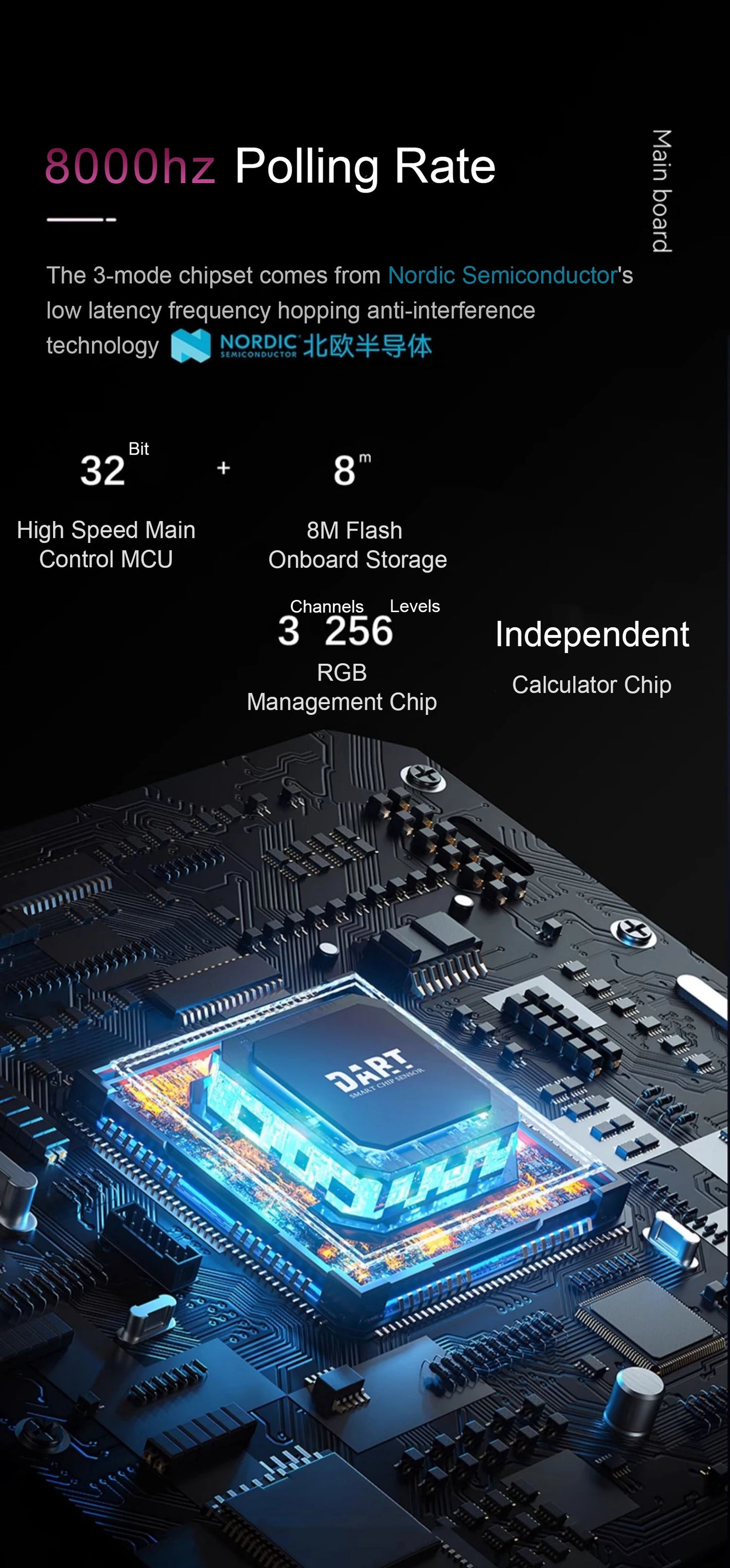 SKYLOONG GK104 Pro Full-Size Wireless Mechanical Keyboard – 104 Key, Hot-Swap, RGB, Macro Knob