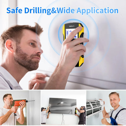 FNIRSI Wall Scanner – Metal Detector for AC Cables, Wires & Wood Studs