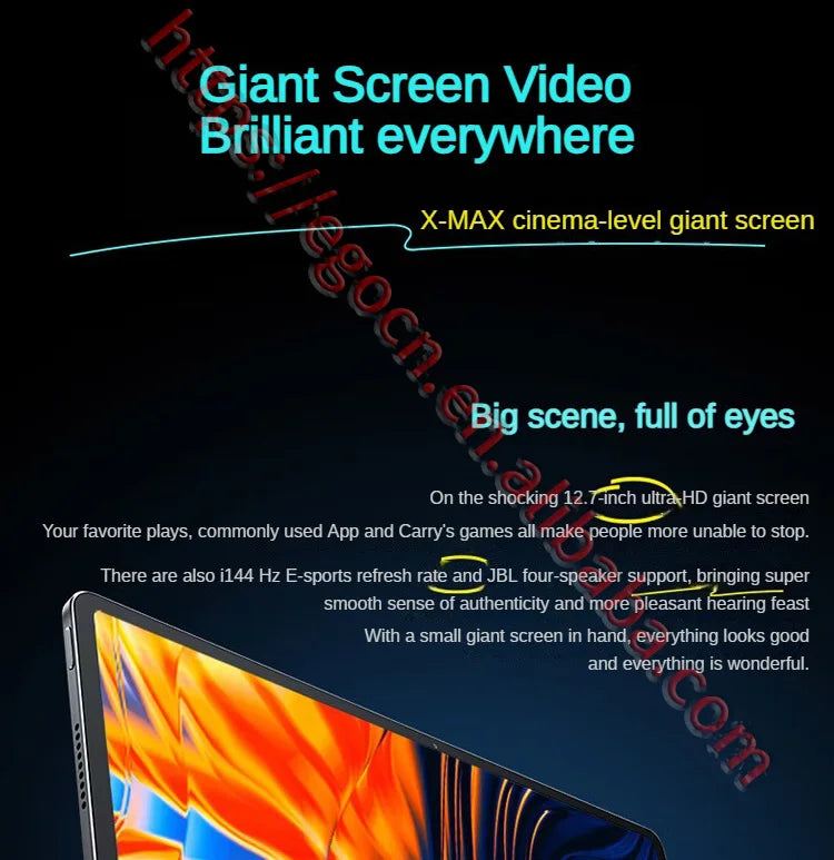 Lenovo Xiaoxin Pad Pro 2025 12.7" – 2.9K 144Hz, Dimensity 8300, Up to 12GB RAM, 256GB