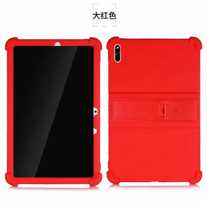 Shockproof silicone case for HUAWEI MatePad 10.4-inch tablet, provides protection and a stand feature, by R.E.D. Shopping.