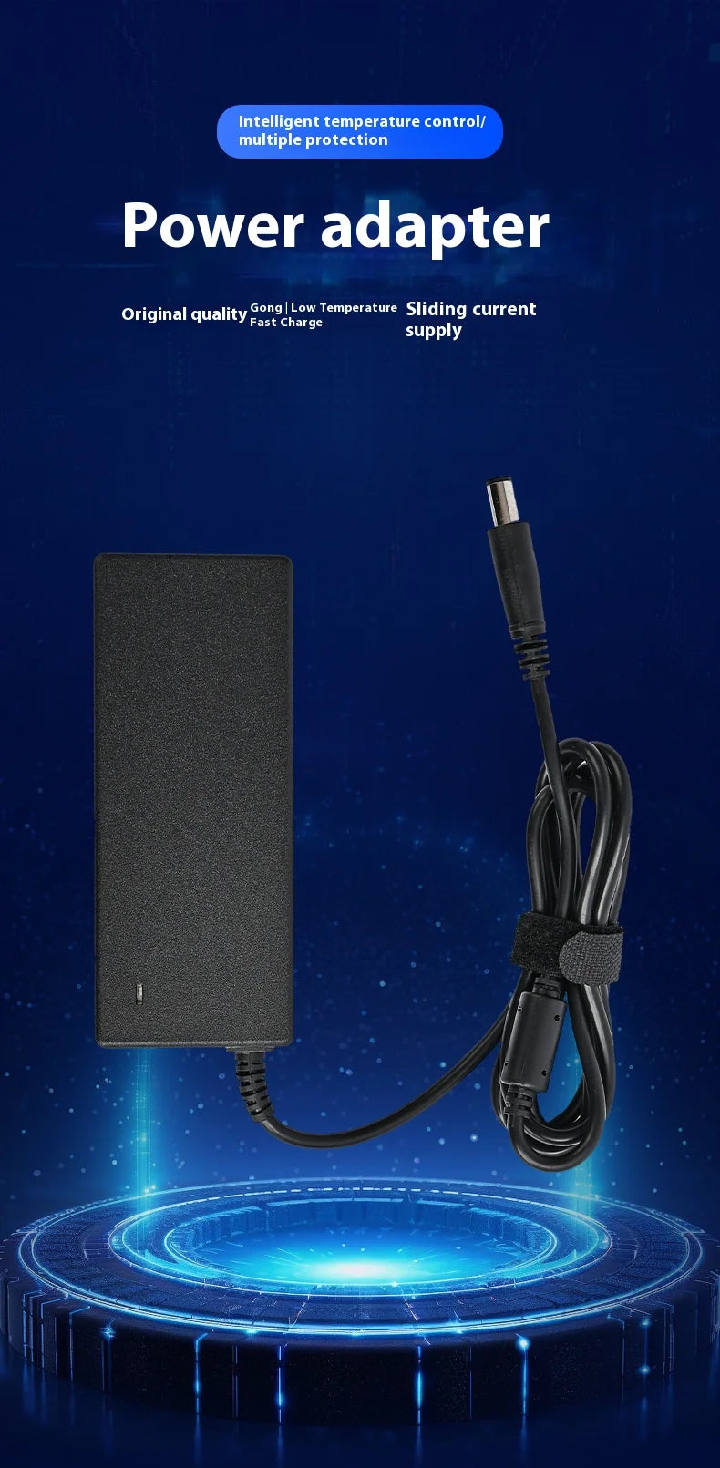 Dell Laptop Charger 19.5V 4.62A 90W – 7.4x5.0mm AC Adapter | E4300 E5400 E5420 Inspiron 14R