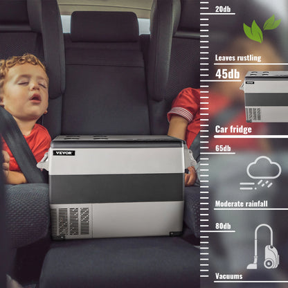 SucceBuy Portable Car Refrigerator & Freezer | 20–55L | DC 12V/24V & AC 110-240V | EU Stock