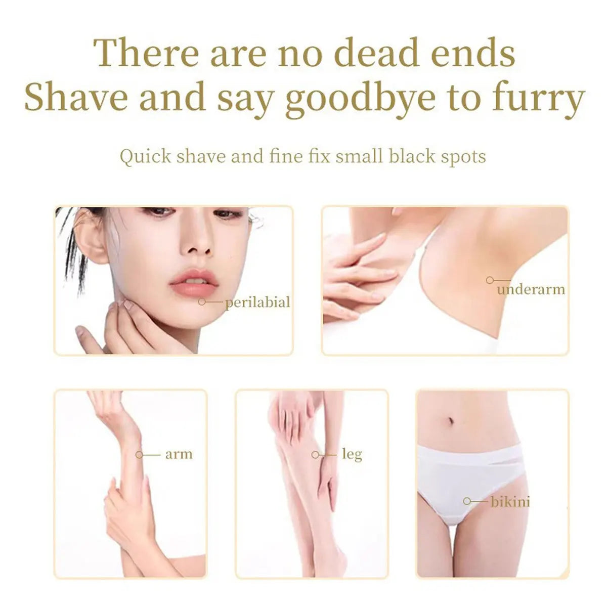 Dual-Head Rechargeable Electric Epilator for Women – Intimate Grooming, Body Hair Removal, Wet & Dry