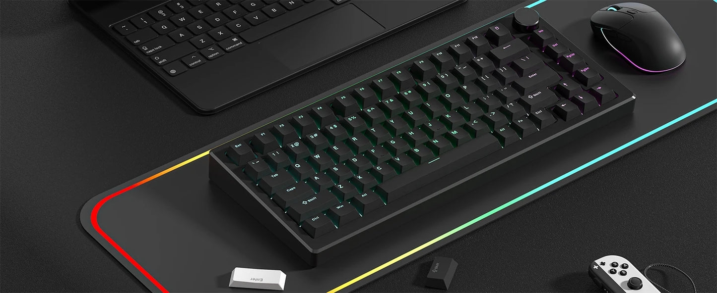 140-Key Cherry Profile Shine-Through RGB PBT Double Shot Keycaps for Cherry/Gateron MX Switches