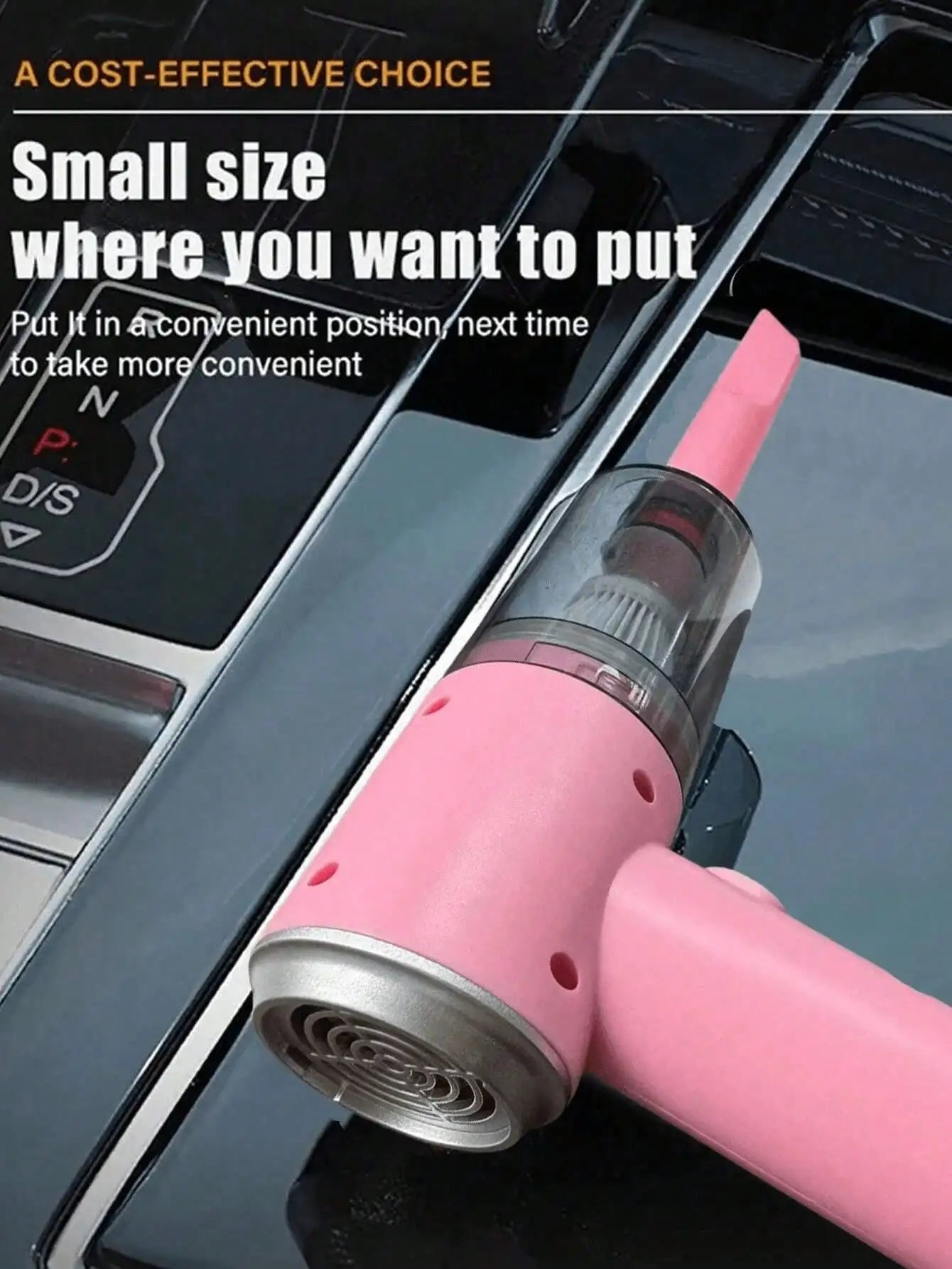Cordless Handheld Vacuum Cleaner | Rechargeable, Multiple Nozzles for Car, Home, Pet Hair & Keyboard