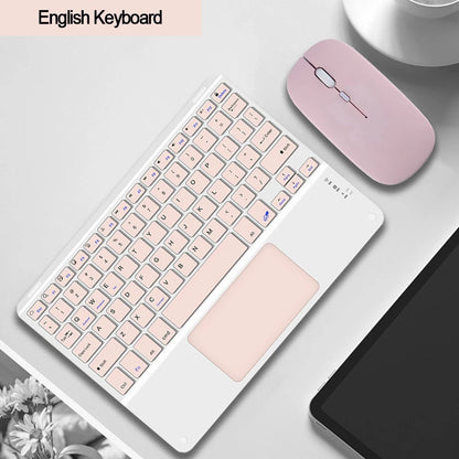 Touchpad Bluetooth Wireless Keyboard – For iPad, iPhone, Android, Windows PC & Laptop
