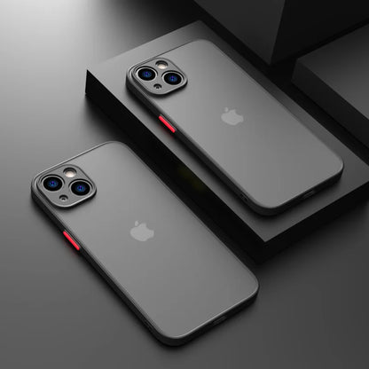 Armor Bumper Shockproof Phone Case for iPhone | Silicone Hard Cover for iPhone 7-15 Pro Max, XR, XS